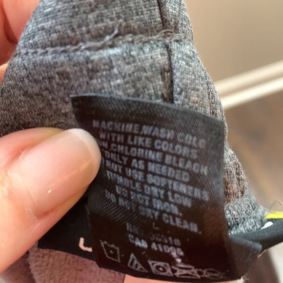 Under Armour Semi-Fitted Fleece Gray Heathered Draw String Pants - Picture 4 of 5